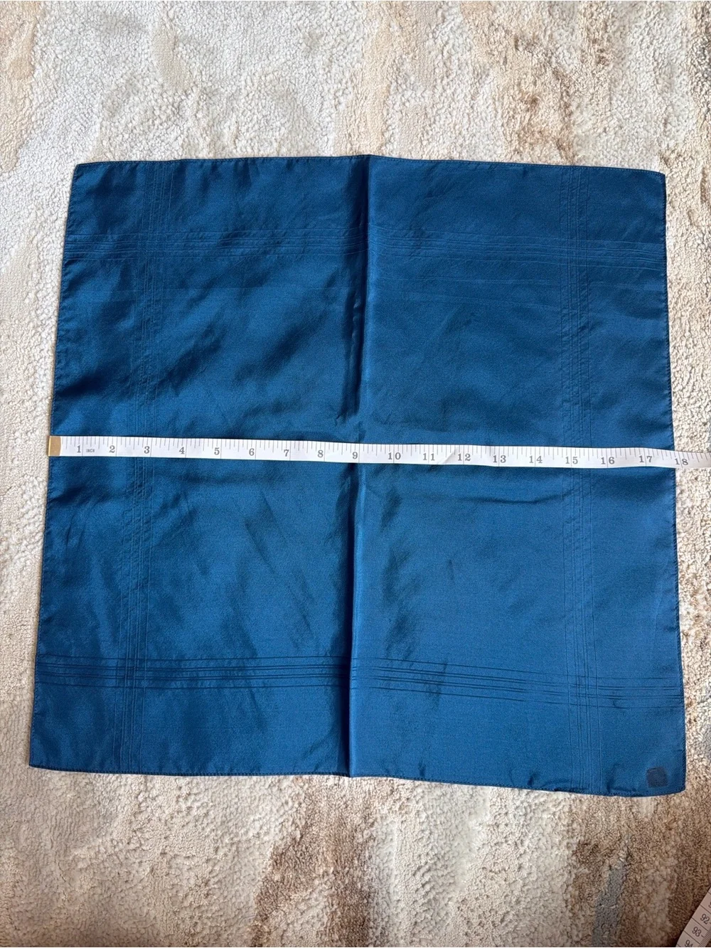Vintage Dayton’s Pure Silk Blue Scarf Made in England
